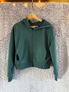 Pact Teal Full-Zip Hoodie